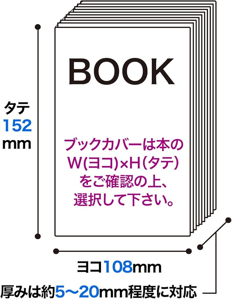 漫画2冊以上　　全て透明ブックカバー付きです 透明ブックカバー 新書少年コミック用 厚口#40【ワークアップ】